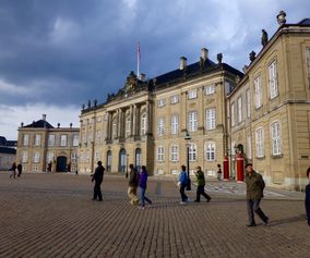 Amalienborg, die Residenz der königlichen Familie, Dänemark